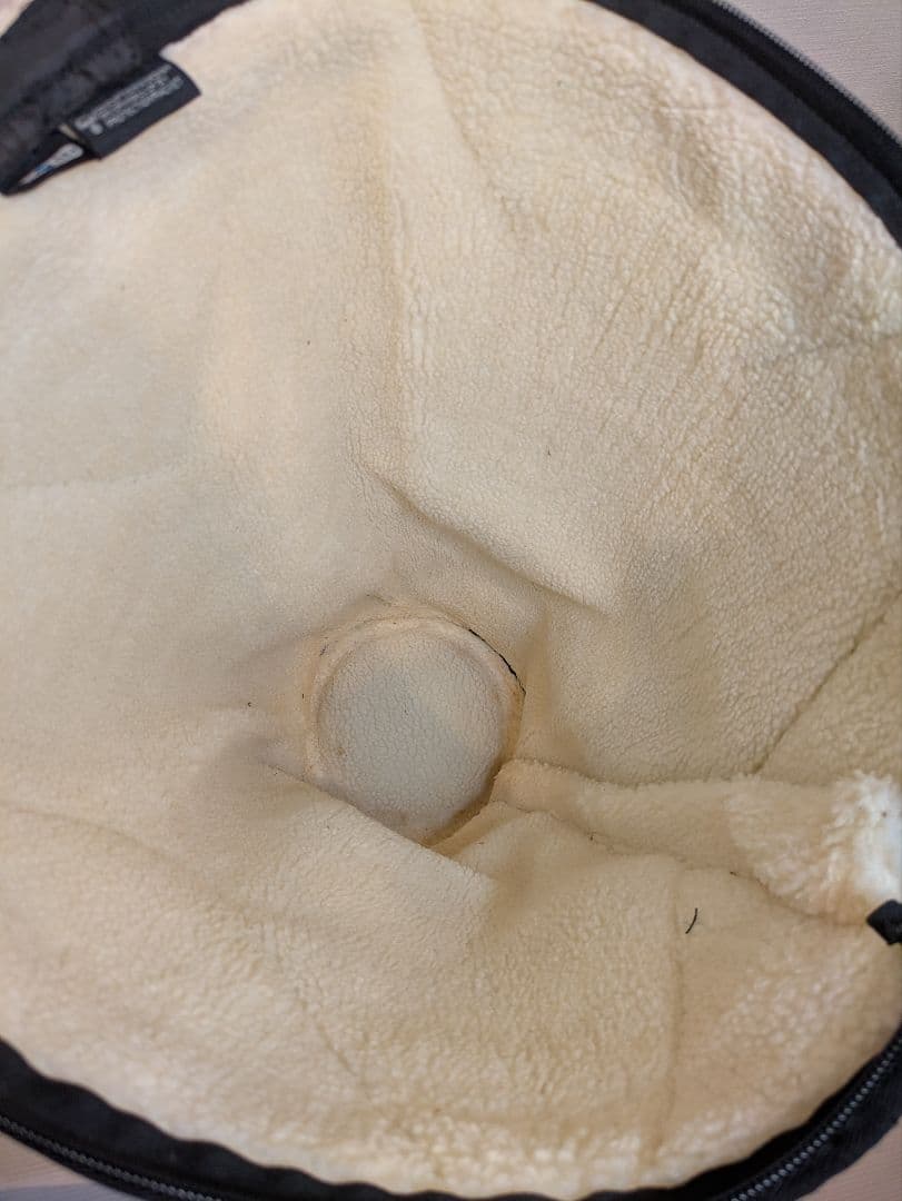 現状渡し ジャンベ 31cm 皮破れ有り ケース付き