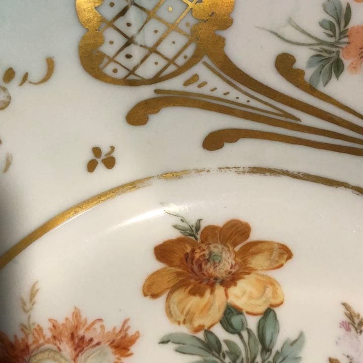 アンティーク リモージュ フラワー ブーケ ボール