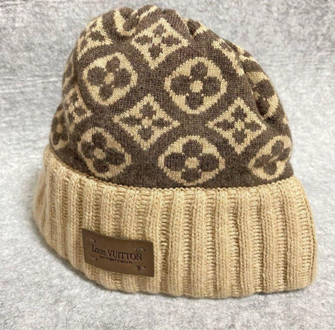 LOUIS VUITTON - ニット帽 カシミア100% ルイヴィトン ニット帽