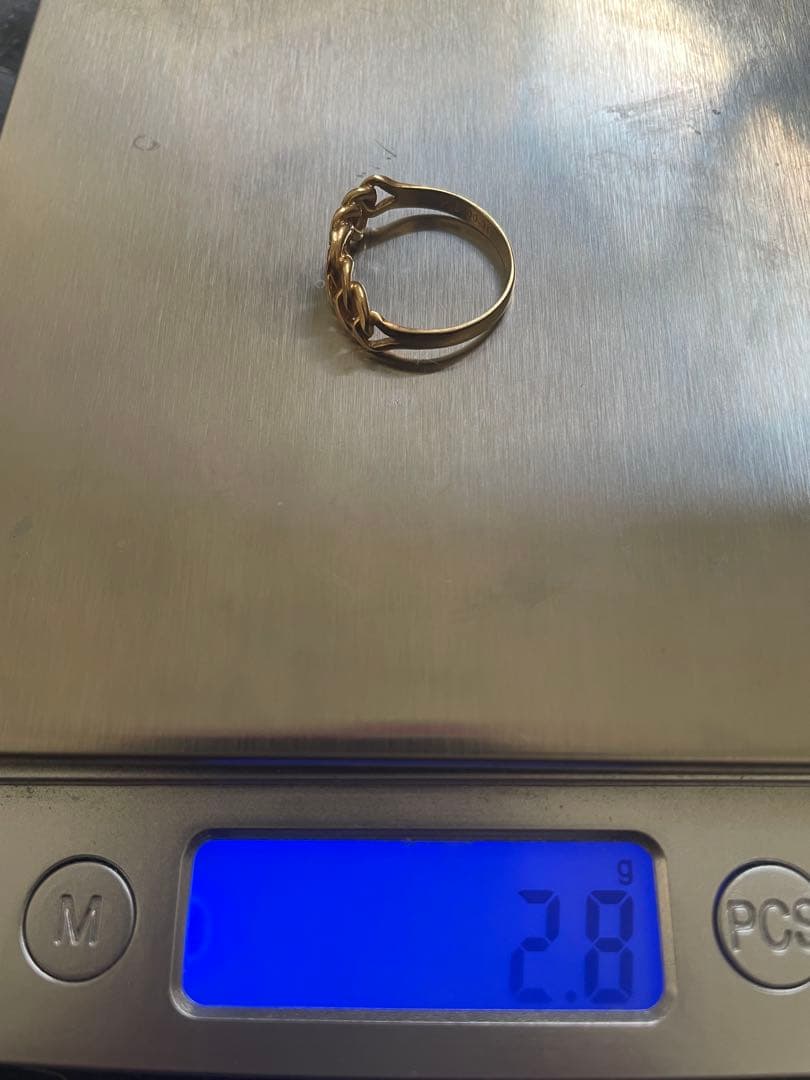 k18 15〜16号　リング　指輪 ゴールド