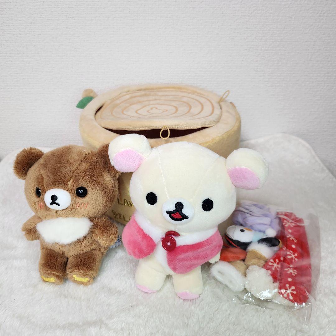 希少　未開封　ローソン&リラックマ　Loppi限定ぬいぐるみ　てぶくろをとどけに ローソン＆リラックマ てぶくろをとどけにぬいぐるみ【Loppi限定