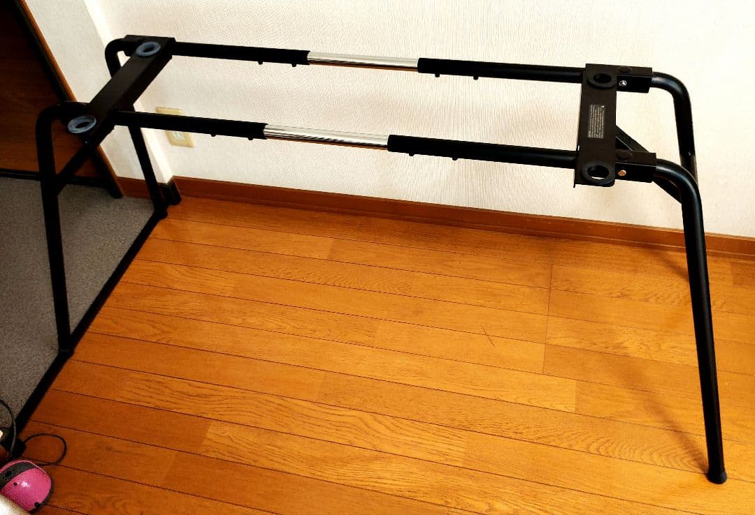 Roland キーボードスタンド KS-12 折りたたみ式 ブラック 楽器・機材