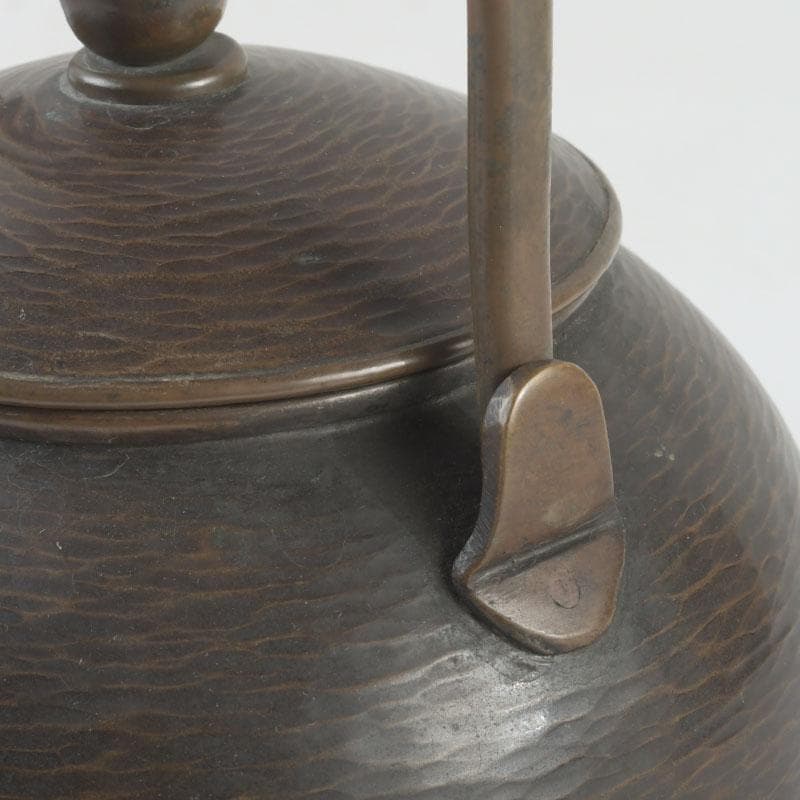 煎茶道具 銅製 杉目 湯沸 薬缶 合わせ箱 V 9477