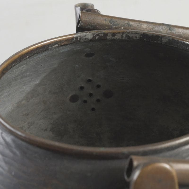 煎茶道具 銅製 杉目 湯沸 薬缶 合わせ箱 V 9477