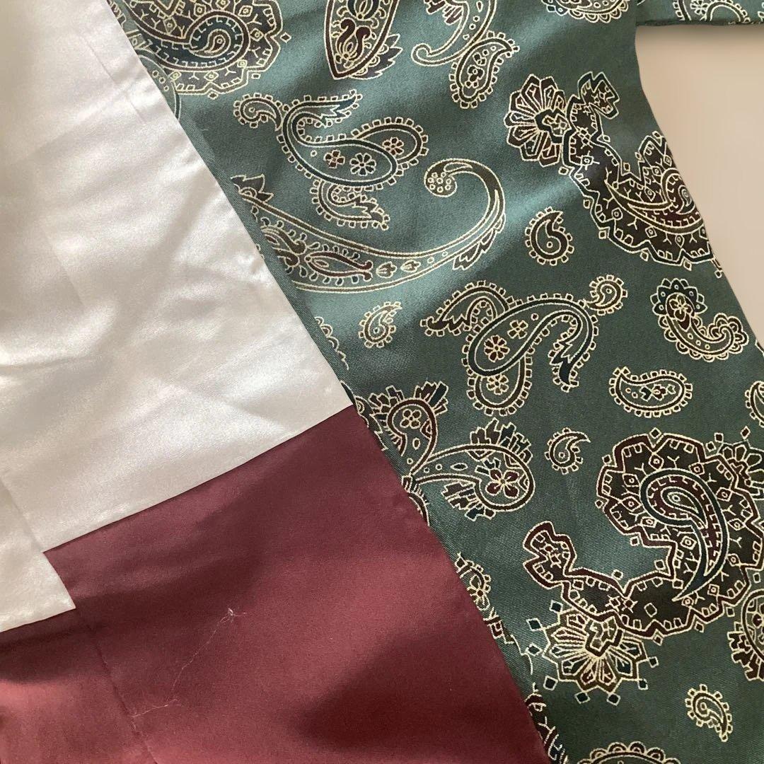 ほぼ未使用品 大変レアなペイズリー柄の袷小紋 個性的な着こなし