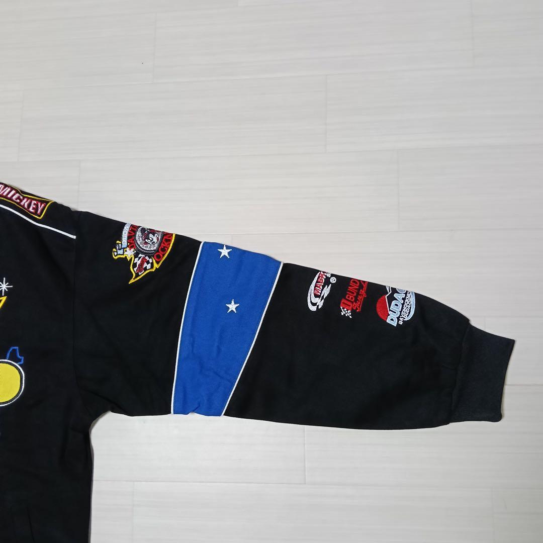 ミッキーマウス レーシングジャケット 刺繍 ワッペン ディズニー