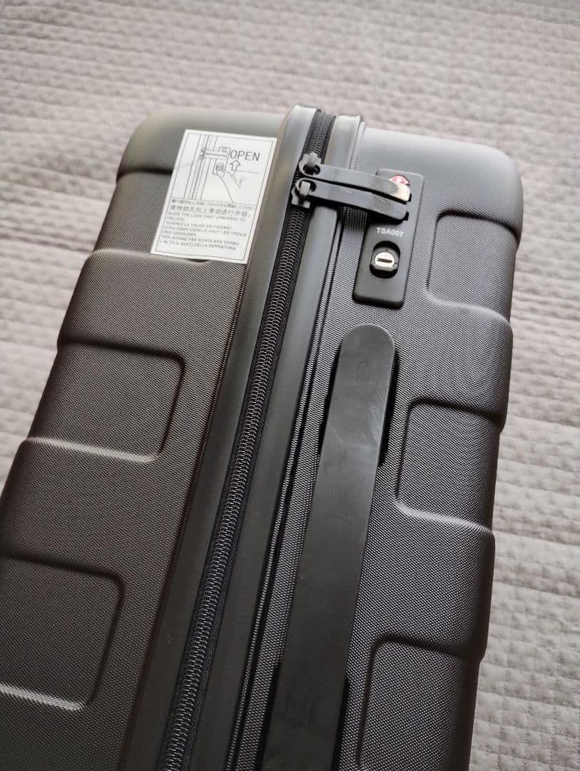 □美品 無印 キャリーケース 36L 機内持ち込み可能 タイヤロック機能付