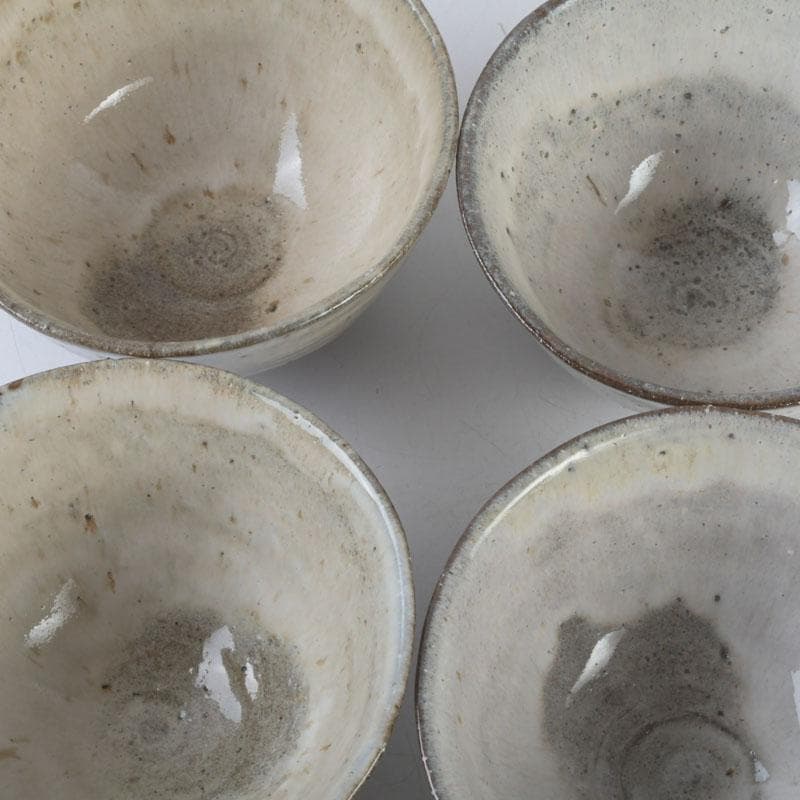 茶道具 三蔵窯 粉引など 数茶碗 六種十二客 時代箱付