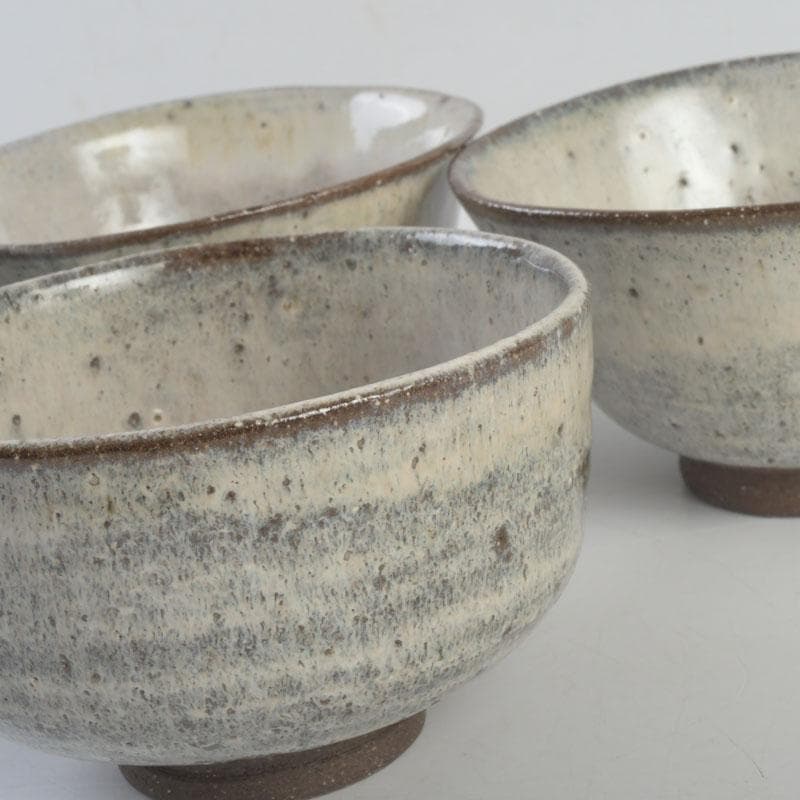 茶道具 三蔵窯 粉引など 数茶碗 六種十二客 時代箱付