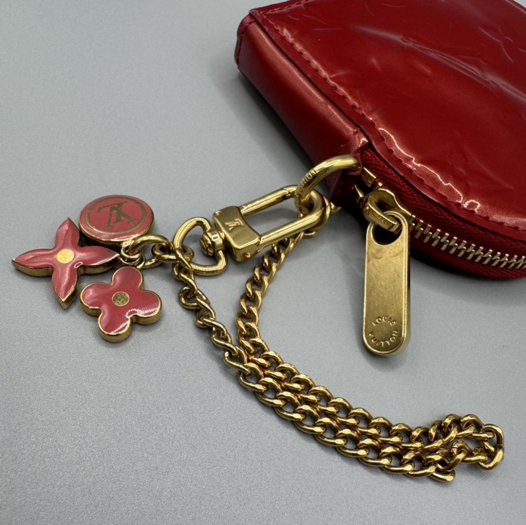 【イベントやギフトに】LV ヴェルニ ポルトモネ クール ハート型 赤 廃盤