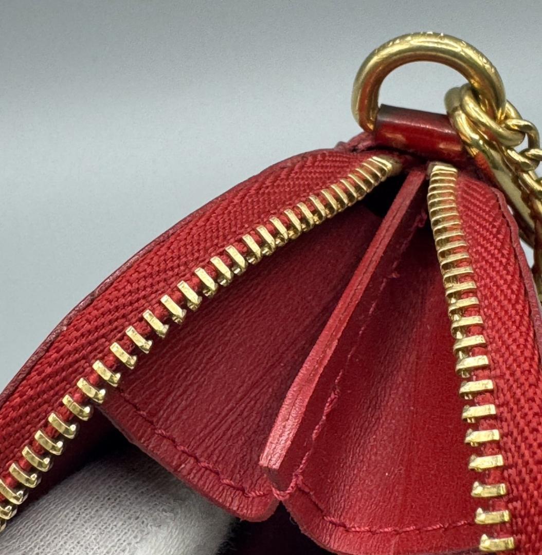 【イベントやギフトに】LV ヴェルニ ポルトモネ クール ハート型 赤 廃盤