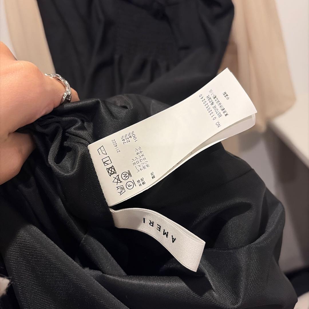 ameri vintage ロングドレス　ブラック　S 新品未使用