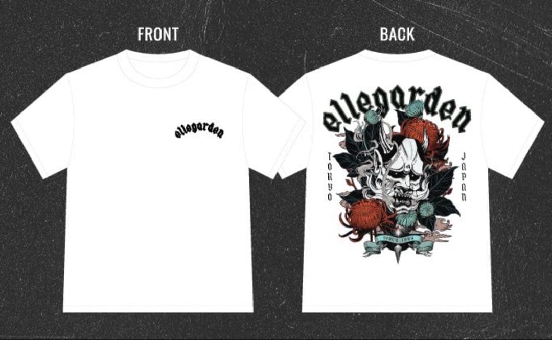 ELLEGARDEN エルレガーデン 般若Tシャツ Lサイズ ELLEGARDEN Tシャツ