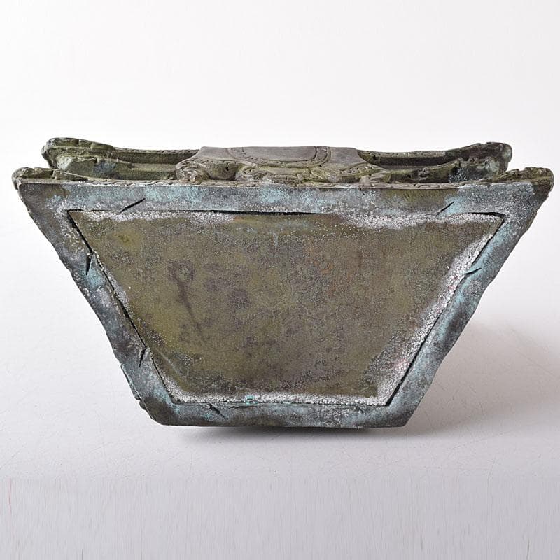 仏教美術　古銅青銅　チベット仏　仏像　置物　Ｖ　7727