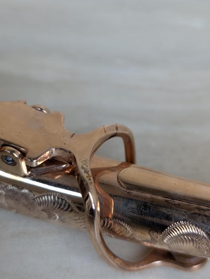 サックス　ネック　SOLID　SILVER　GOLD.P　ゴールドピンク　パーツ