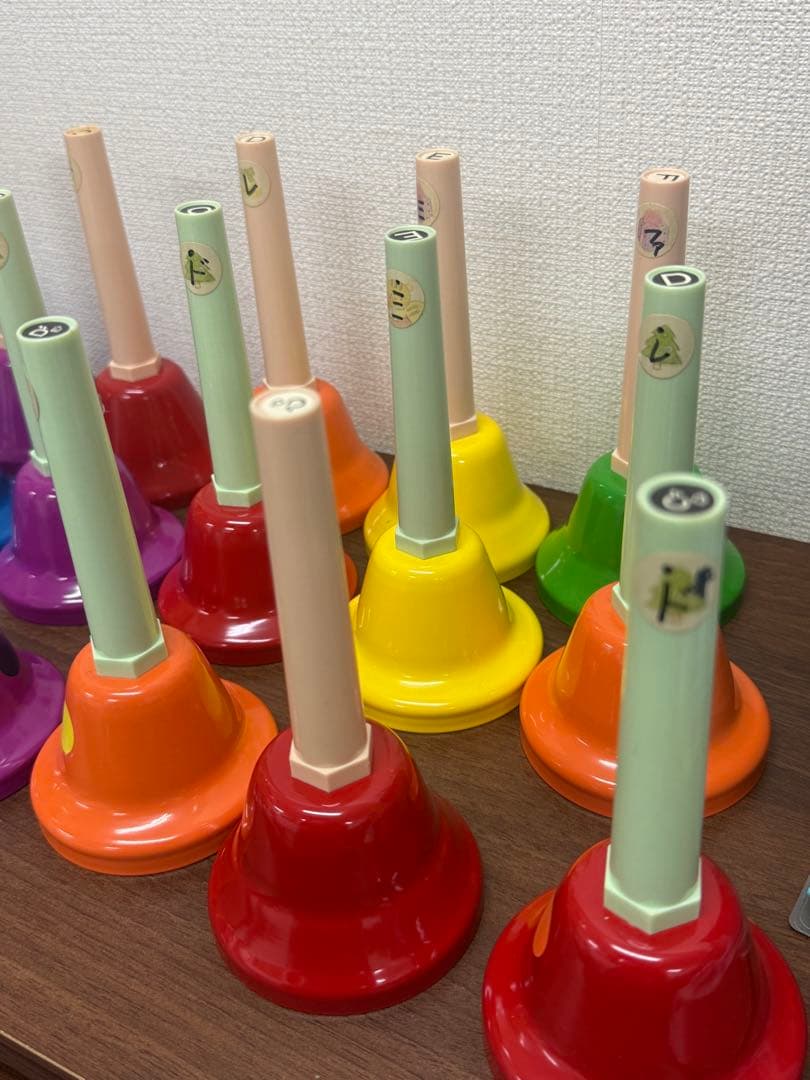 送料込み】ウチダヨウコウ ミュージックベル20MB-C ハンドベル 楽器