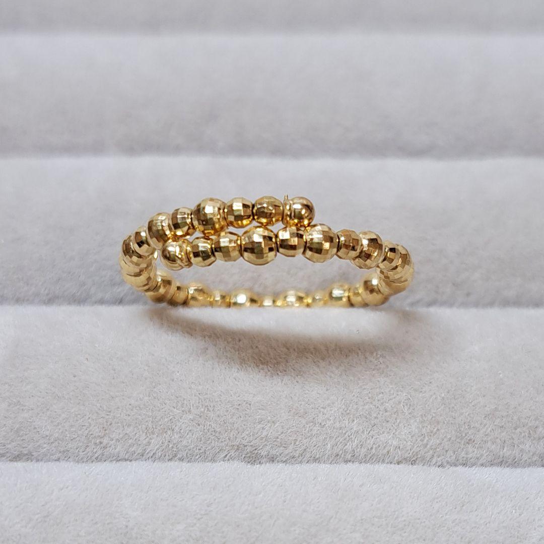 K18 ミラーボール フリーリング