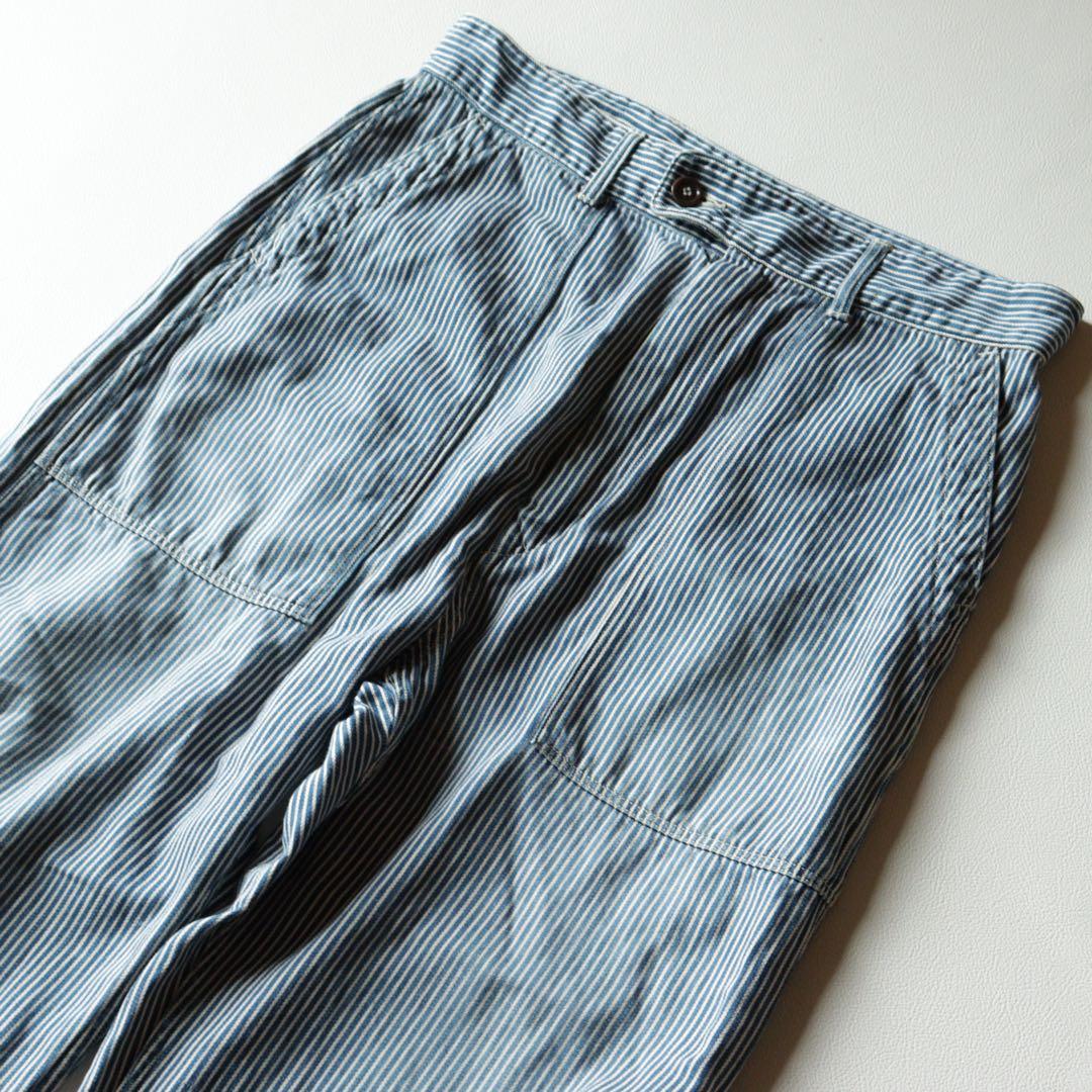 専用商品5182【美品】45R 小麦デニムの908ベイカーパンツ ストライプ