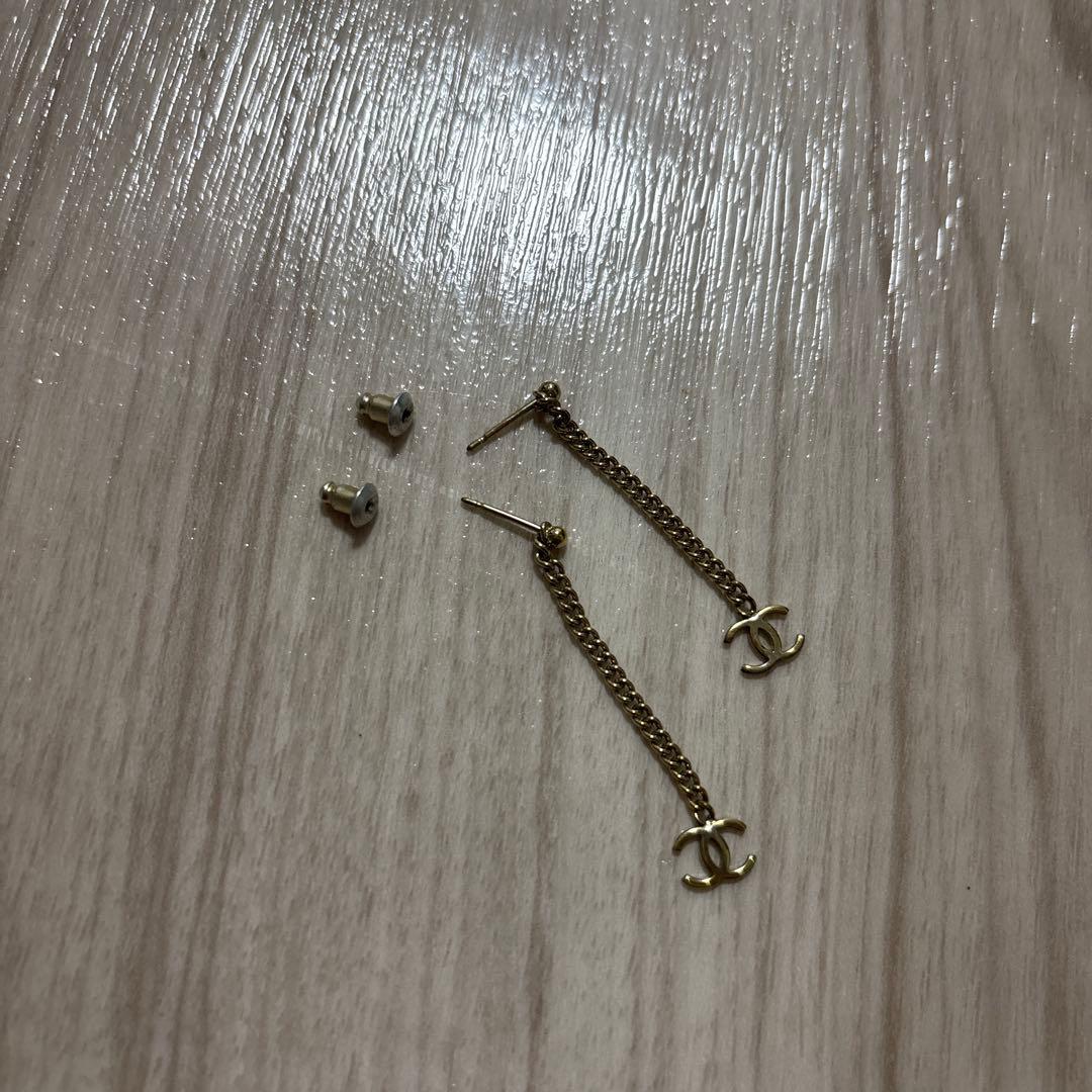 《専用》CHANEL ゴールドチェーンピアス