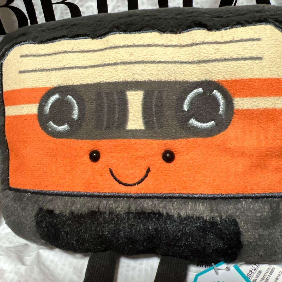 新品　廃番　ジェリーキャット　カセットテープ　レトロ　ぬいぐるみ　ラジカセ