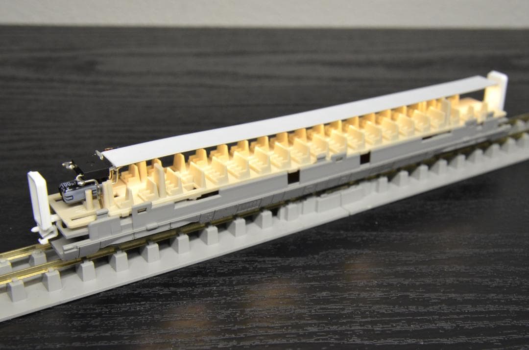 【軽加工品】KATO N700A 東海道新幹線 16両フルセット 自作室内灯付き