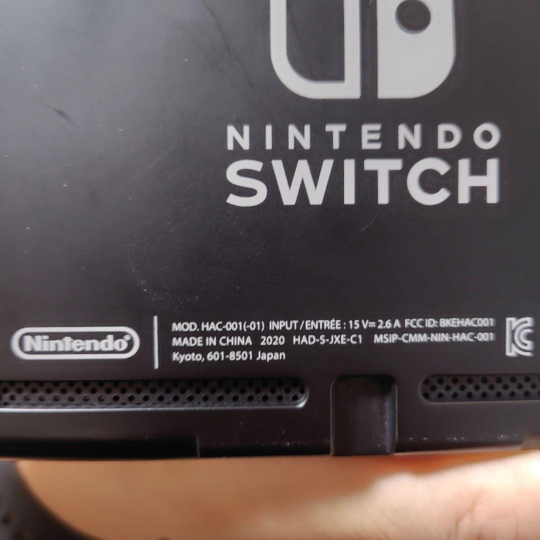 nintendo switch （後期モデル）本体　中古　フルセット