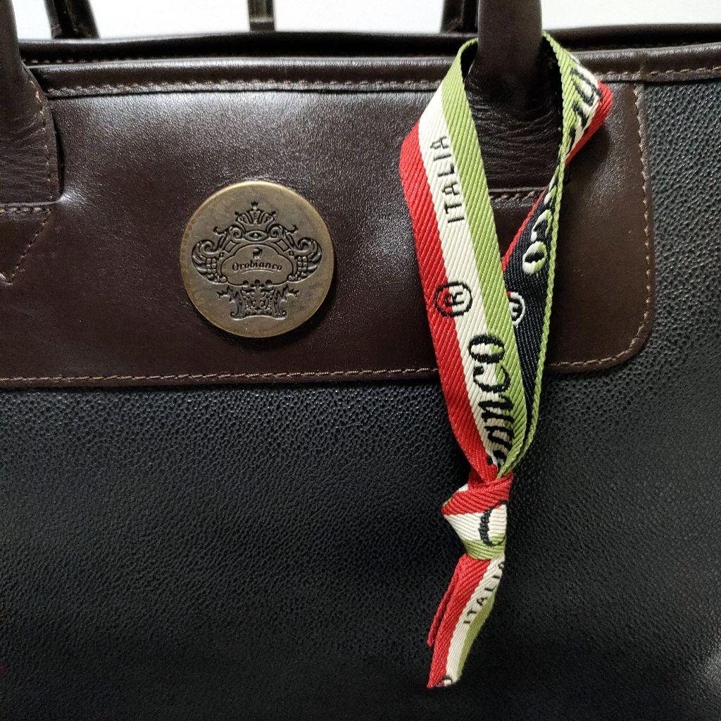 【極美品】orobianco ビジネス レザートートバッグ A4収容可