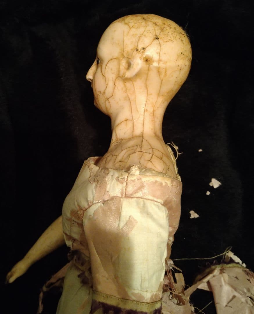 アメリカン アンティーク シュールな 蝋人形 ワックスドール wax doll