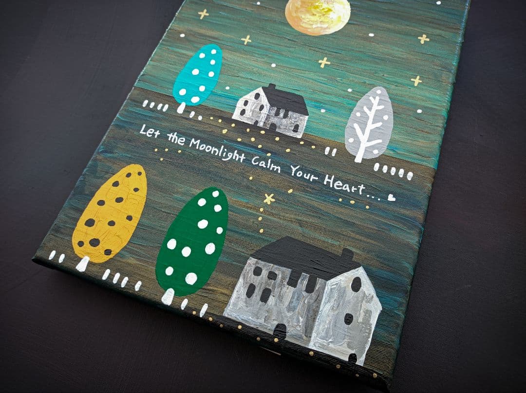 ✿月野乃亜 Unique作品 F4／333×242mm 現代アート