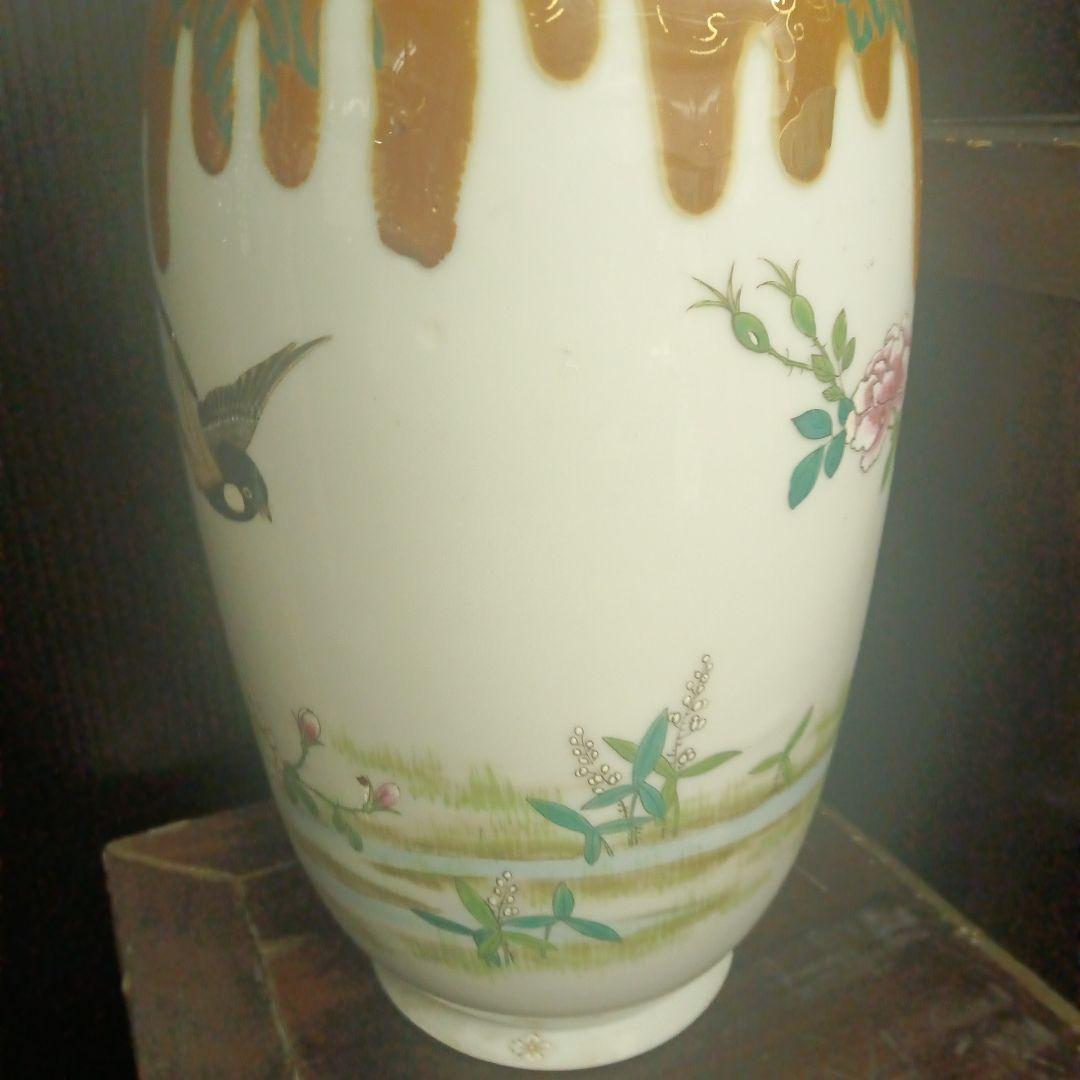 ごはんまま様専用 明治時代 里帰り 瀬戸焼 川本枡吉 花瓶