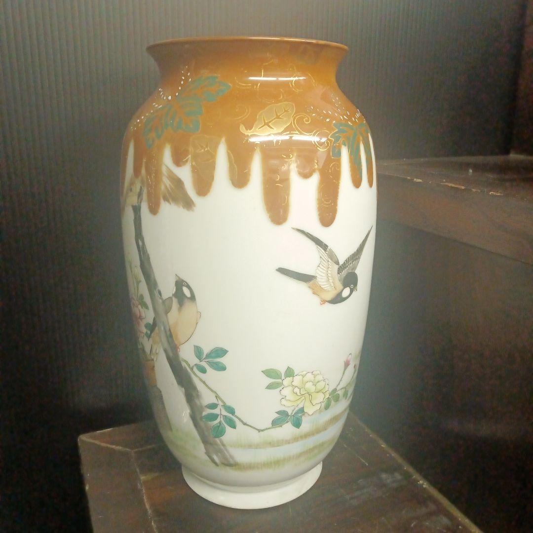 ごはんまま様専用 明治時代 里帰り 瀬戸焼 川本枡吉 花瓶