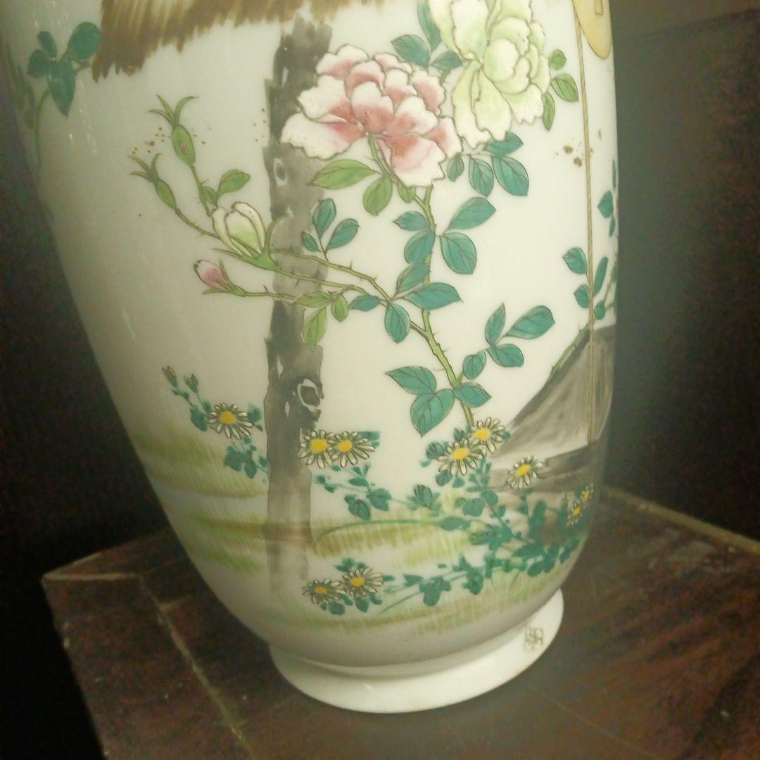 ごはんまま様専用 明治時代 里帰り 瀬戸焼 川本枡吉 花瓶