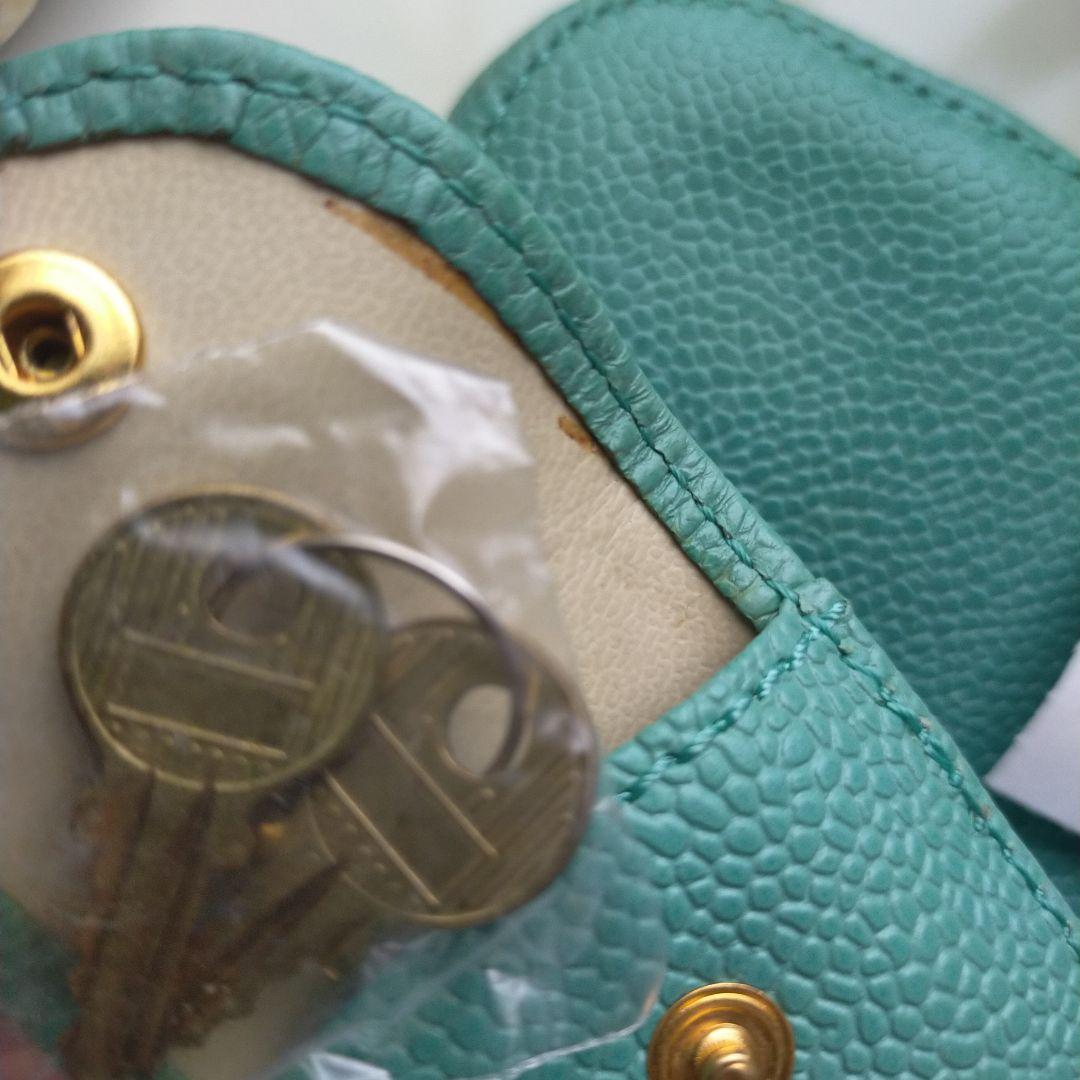 【ヴィンテージ】未使用CHANEL キャビンスキン ショルダー可能バニティバッグ