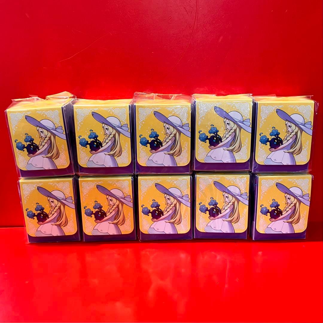 ★ポケカ　アセロラ　リーリエ　スリーブ＆デッキケース　セット未開封　計20セット