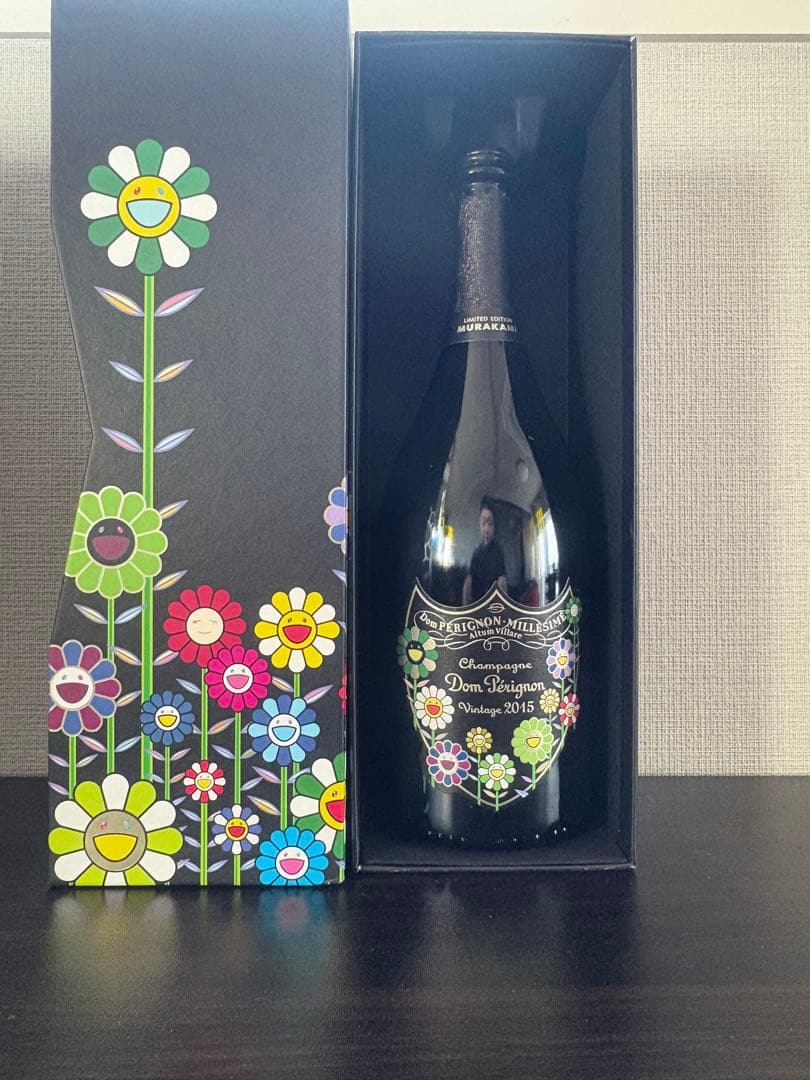 期間限定】ドンペリニヨン ヴィンテージ2015 村上隆ボトル 空瓶 箱付き