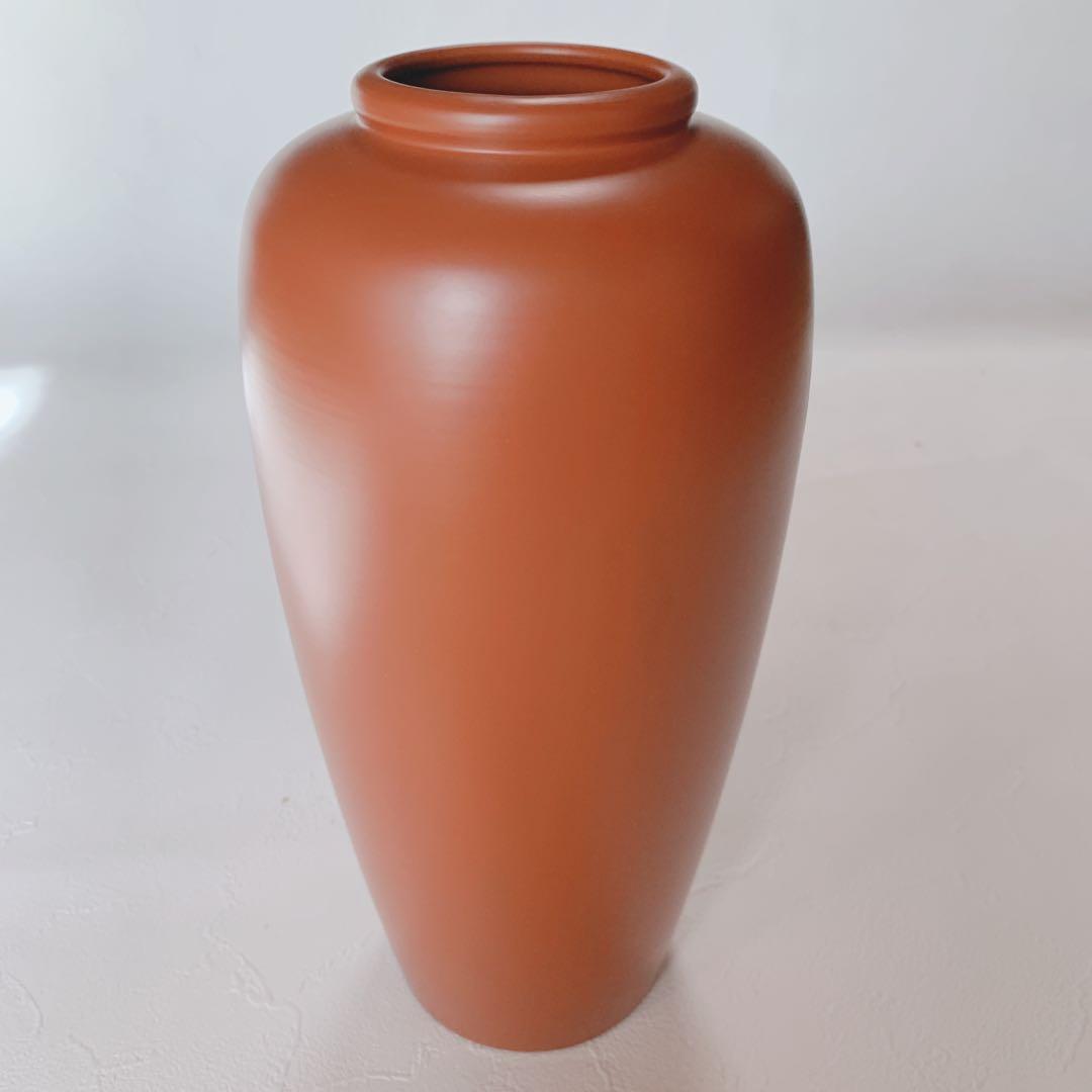 常滑焼 花瓶 朱泥 永峰造 - メルカリ
