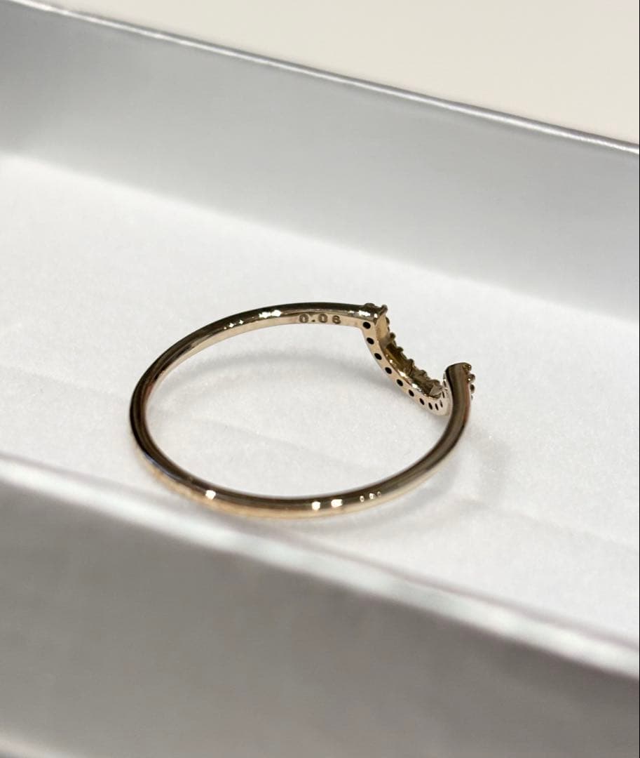 con affetto 10kダイヤリング　#11