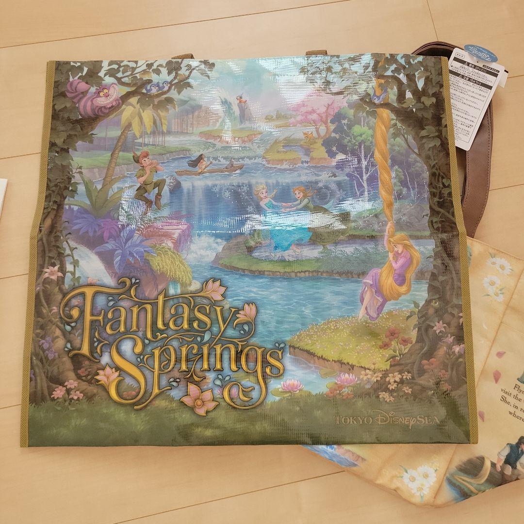 新品 未使用 ディズニーシー ファンタジースプリングス バッグ 2つ