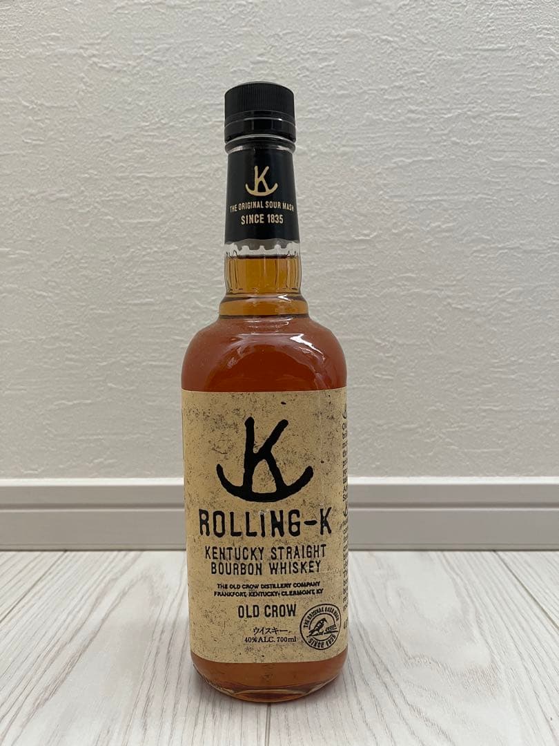 【新品未開栓】OLD CROW ROLLING-Kウイスキー　※ラベル剥がれあり 新品未開栓】OLD CROW ROLLING-Kウイスキー ラベル剥がれあり｜Yahoo