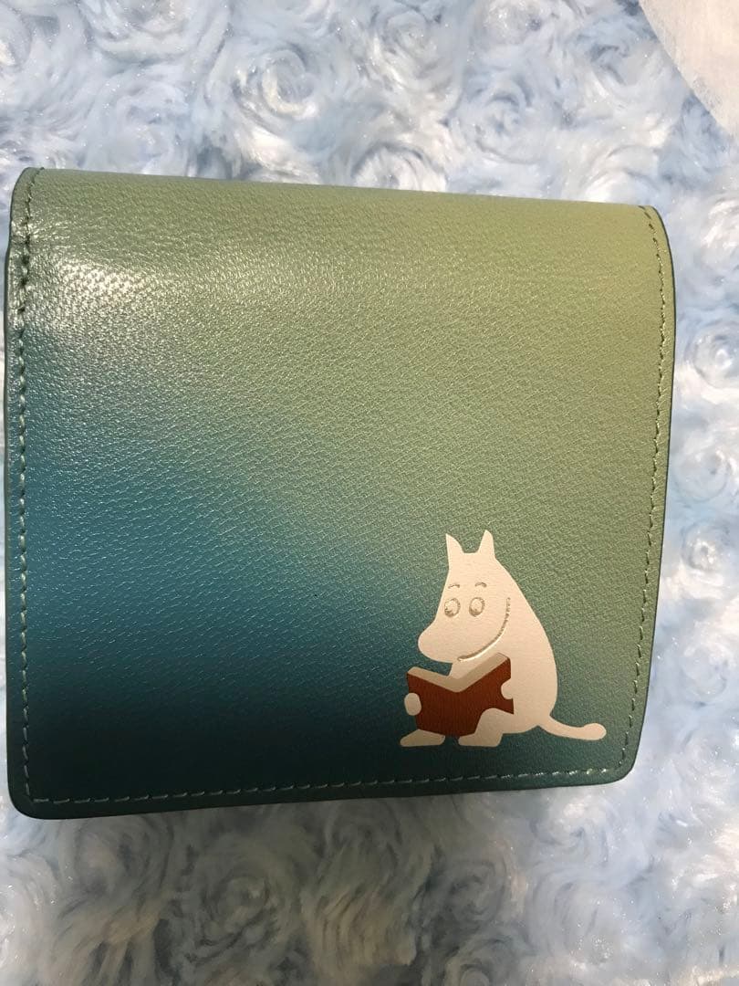 ムーミン　マザーハウス　コラボ　財布　二つ折り　美品