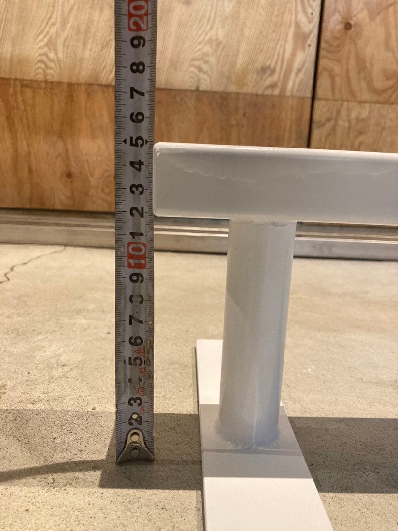 スケボー　レール1000 高さ15センチ　角パイプ　セクション