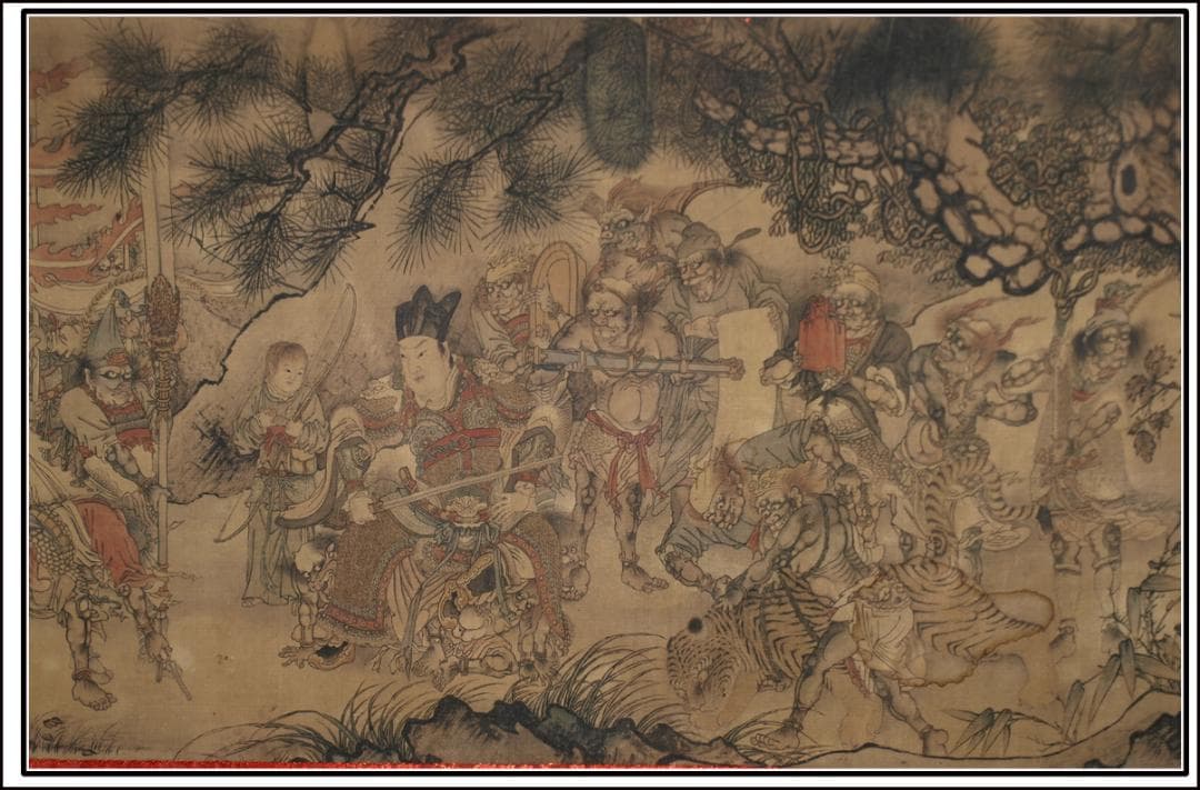 蔵整理 中国時代の絵 激安骨董品 時代不明 掛け軸 BD056A2-3