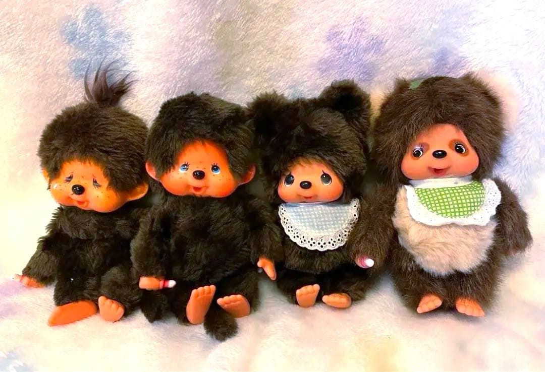 モンチッチ セキグチ Monchhichi sekiguchiおともだち等 4体