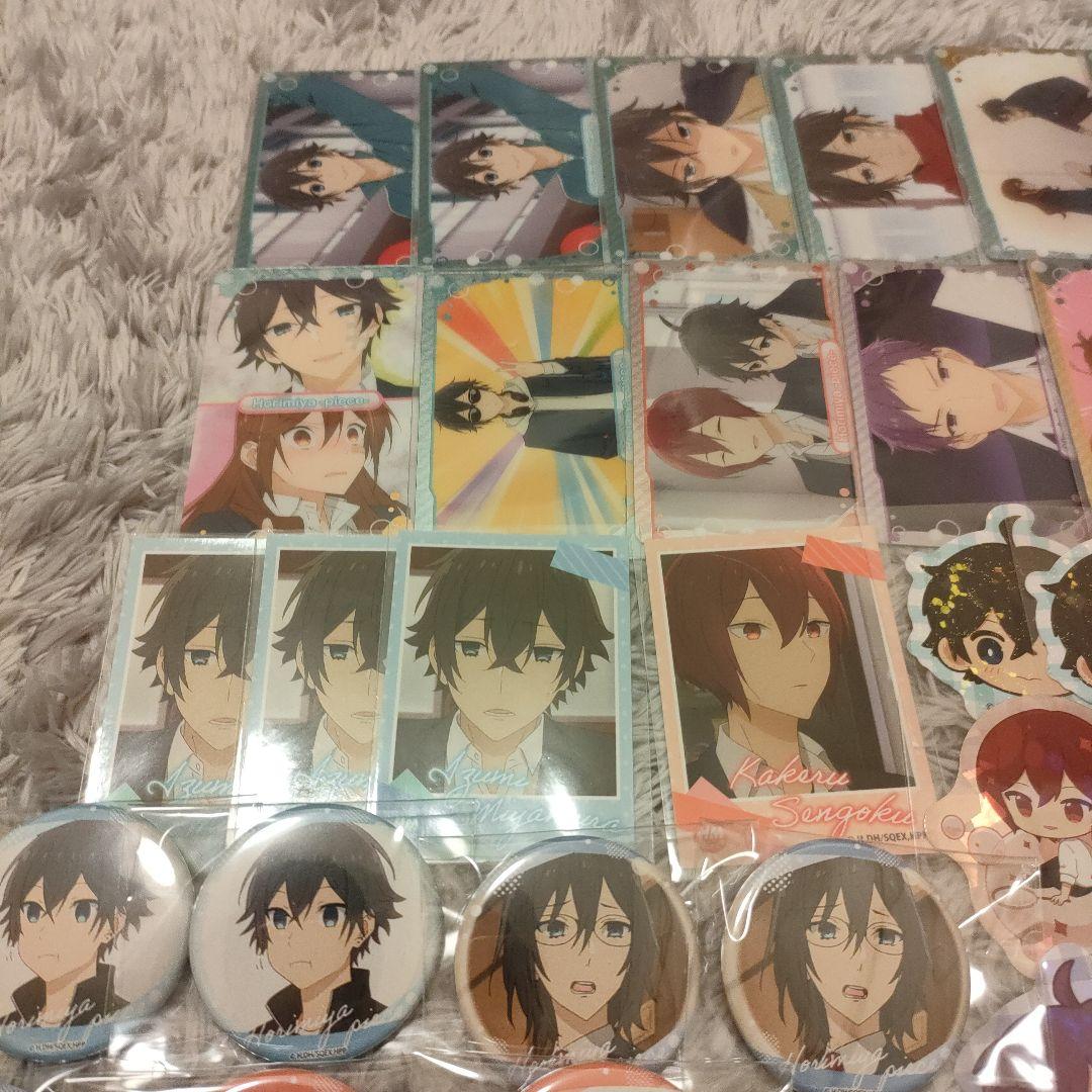 ホリミヤ メタリックカード カード シール アクキー 缶バッチ