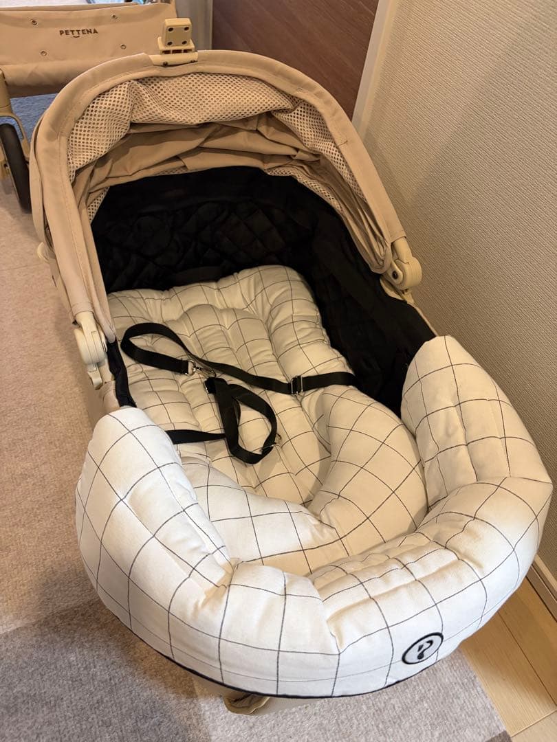 PETTENA ワンタッチで全部折りたためる分離型ペットカート - MILOU 犬