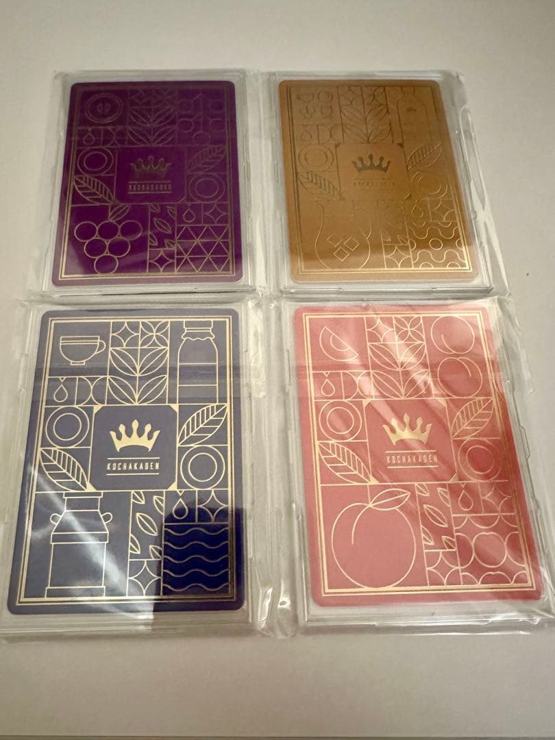 紅茶花伝 オリジナルトレーディングカード4枚 コンプリートセット