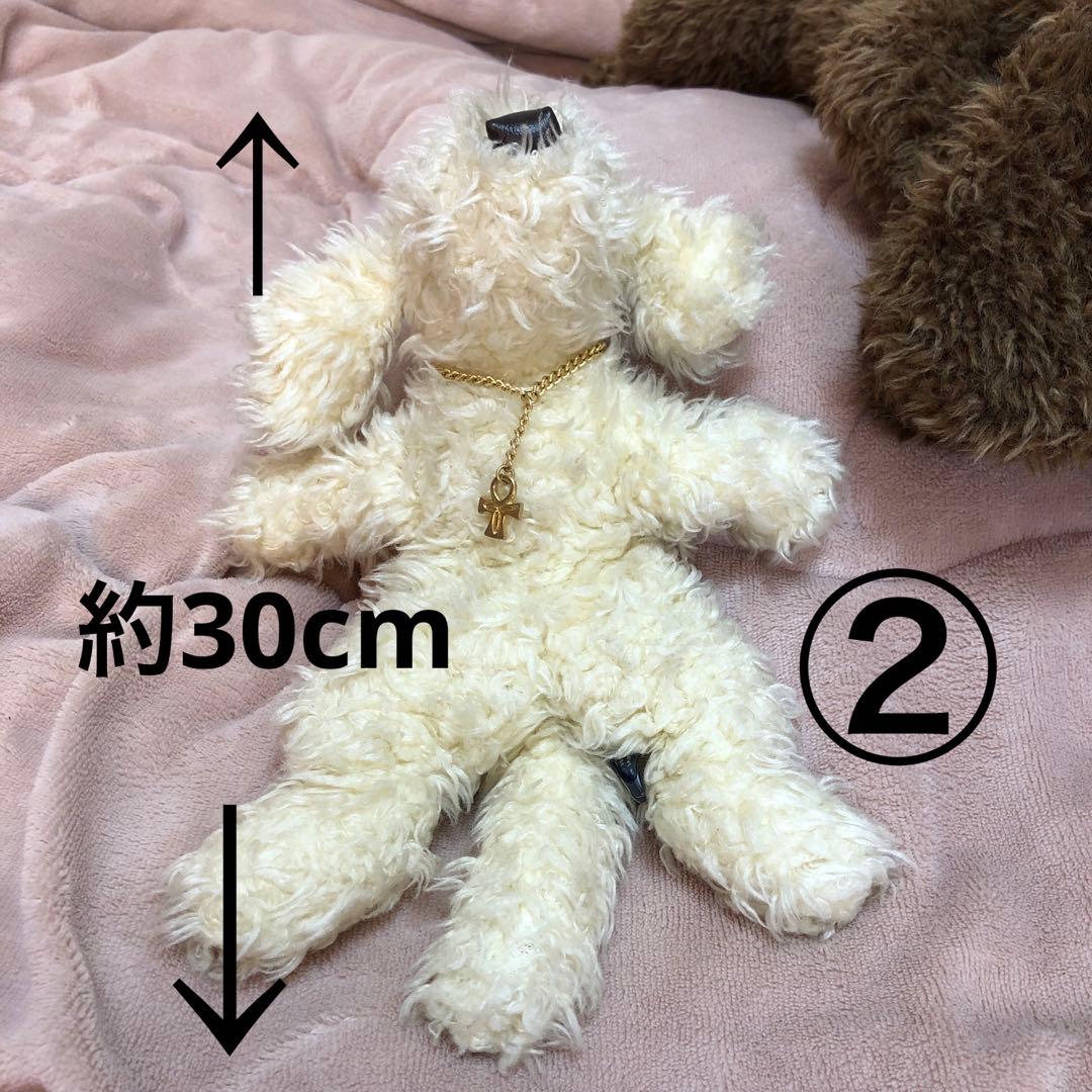 モンスイユ　日本製　トイプードル　ぬいぐるみ　3こセット　くたくたポーズ　中古品