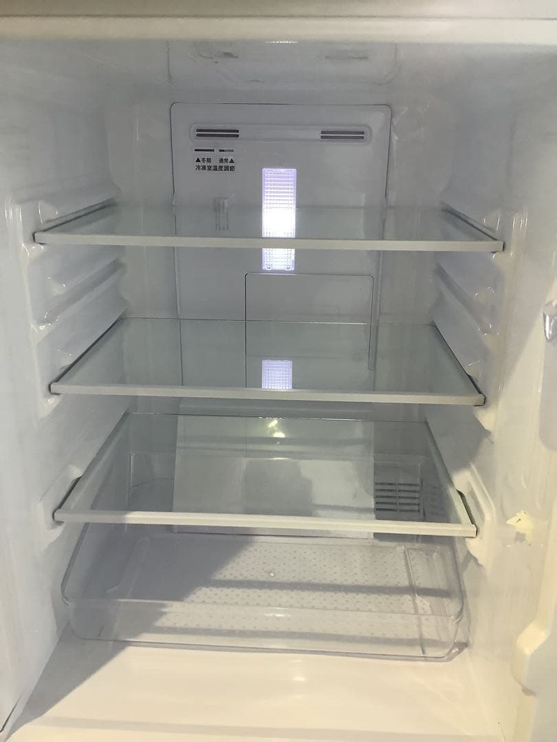 2ドア冷蔵庫 シャープ SJ-D14B-W 137L 2016年製 ホワイト