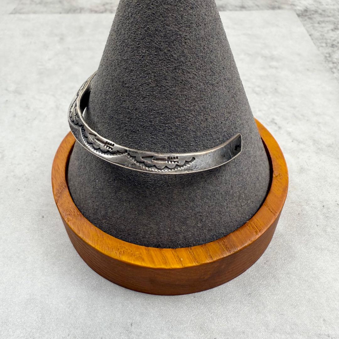 Indian Jewelry トライアングルシルバーバングル 925 刻印あり