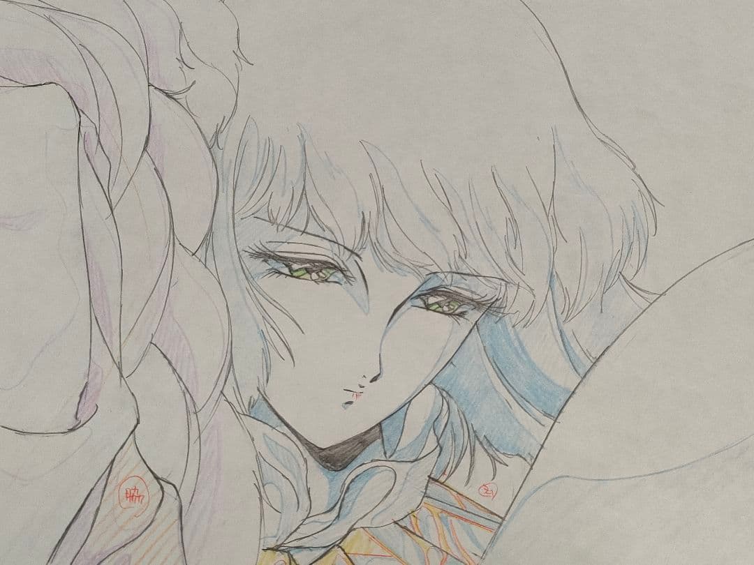 短時間値引　ファイブスター物語　ラキシス　直筆　原画　永野護　検　セル画　アニメ